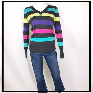 NOLLIE Long Sleeved, Striped Top Size Medium